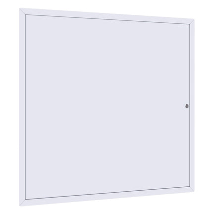 Drywall Access Panel 64x64 cm, Hinged Keyed Steel Door