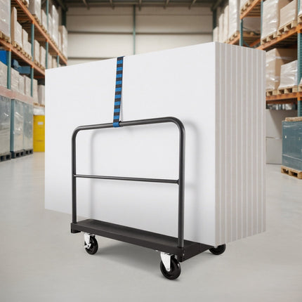 Drywall Cart Dolly, 1800 lb, 2-in-1 Steel Panel Truck