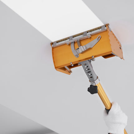 Drywall Flat Box, 10-Inch Aluminum, Mudguard, 2 Blades