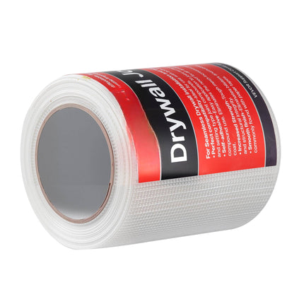 Drywall Mesh Tape, Self-Adhesive Fiberglass 150mm x 30m, 12 Rolls