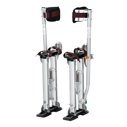 Drywall Stilts, Adjustable 18–30 In Aluminum With Knee Pads