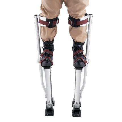 Drywall Stilts, Adjustable 18–30 In Aluminum With Knee Pads