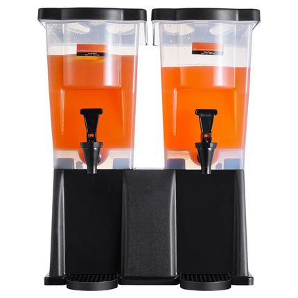 Dual Beverage Dispenser, 2 x 3 Gallon, Stand Spigots