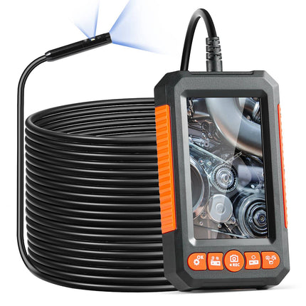 Dual-Lens Endoscope Camera, 49ft Cable, 4.3in IPS