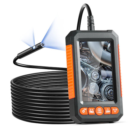 Dual-Lens Endoscope Camera, 5m Cable, 4.3in IPS Screen