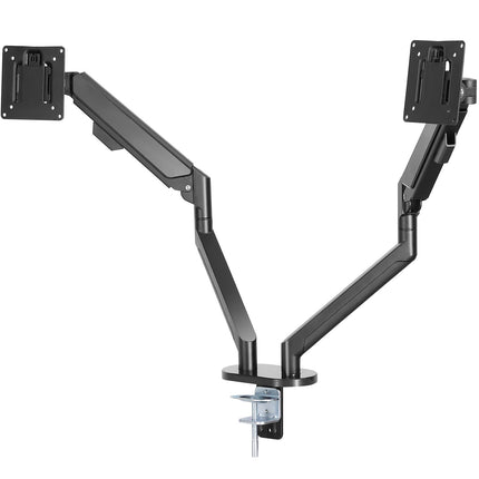 Dual Monitor Mount, Gas Spring, 13-35 in, 12 kg