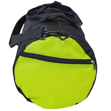 Cestovní taška 50x25 cm černá/žlutá, odolná sportovní taška