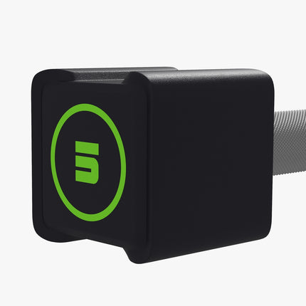 Sada činek 10 kg – protiskluzová, kovová rukojeť, černá