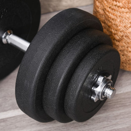 Sada jednoruček 40 kg šetrná k podlaze, ocel - silový trénink