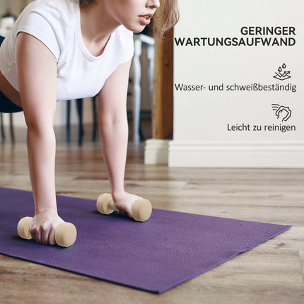 Hantel-Set mit Koffer – 4 Paar: 0,5 kg bis 2 kg
