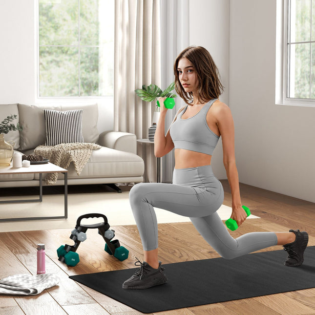 Nastavitelná sada činek se stojanem – domácí fitness
