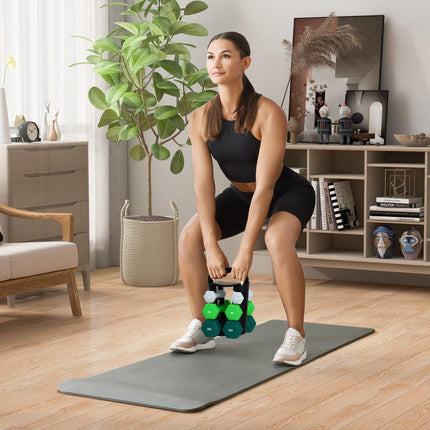 Nastavitelná sada činek se stojanem – domácí fitness
