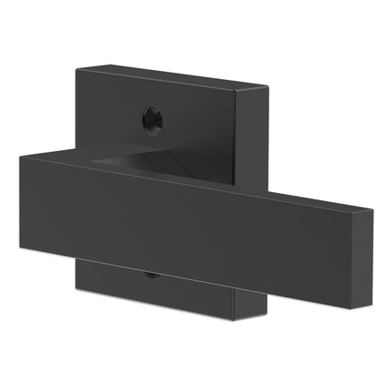 Dummy Door Lever, Matte Black, Reversible, Single-Sided