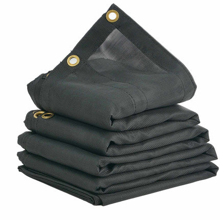 Dump Truck Mesh Tarp 7.5x18 Ft, PVC-Coated, Grommets