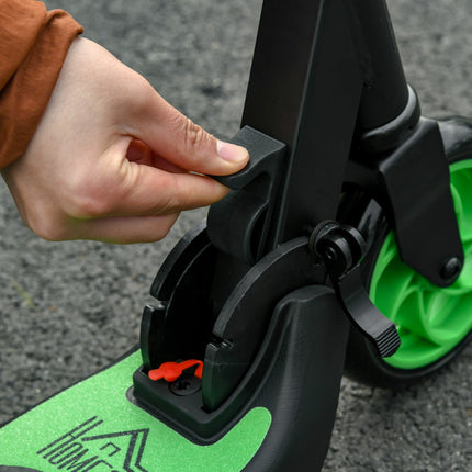 Elektrická koloběžka 120W motor, dojezd 6 km, max. 8 km/h, od 6 let, zelená+bílá