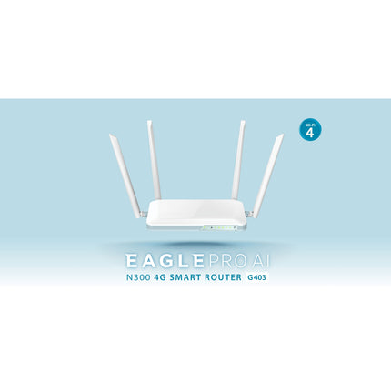 Eagle Pro AI N300 4G chytrý router