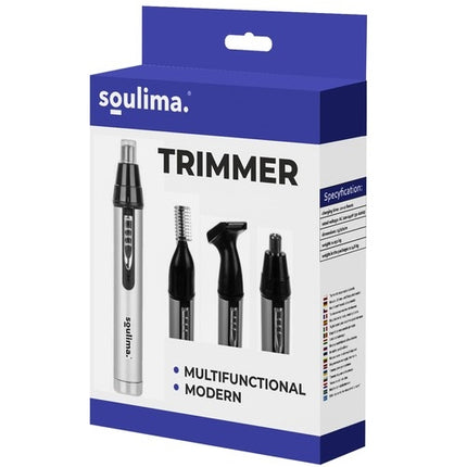 Ear and stubble nose trimmer