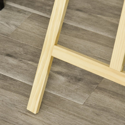 Adjustable pine easel - natural finish, 51.5x71.5x134.5 cm