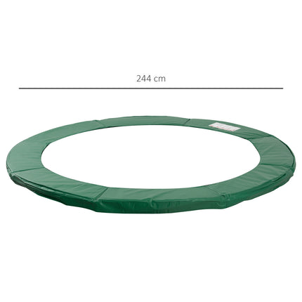Ochrana okraje trampolíny, 244 cm, voděodolné zelené PVC