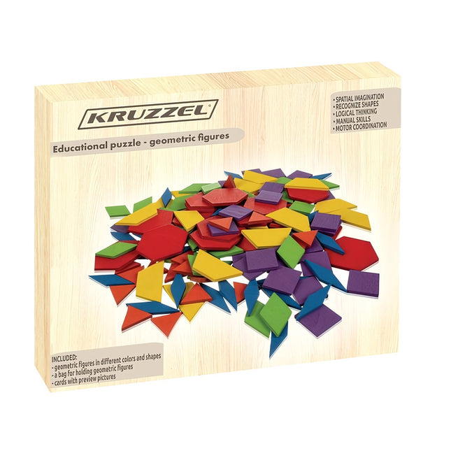 Educational puzzle - geometric figures