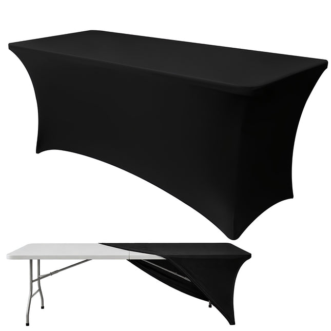 Elastický banketový ubrus 180x75 cm, černá