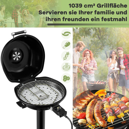 Elektrický gril – přenosný, nepřilnavý, nastavitelná teplota