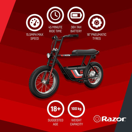 Elektrokolo, motor 350W, 25 km/h, pneumatiky 16""
