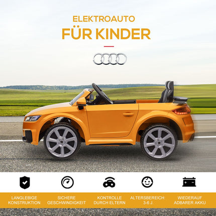 Elektrické vozítko pro děti, dálkové ovládání, žlutá