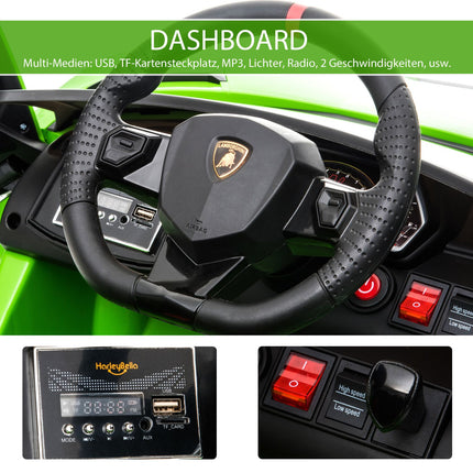 Dětské autíčko Lamborghini, 3-8 let, dálkové ovládání