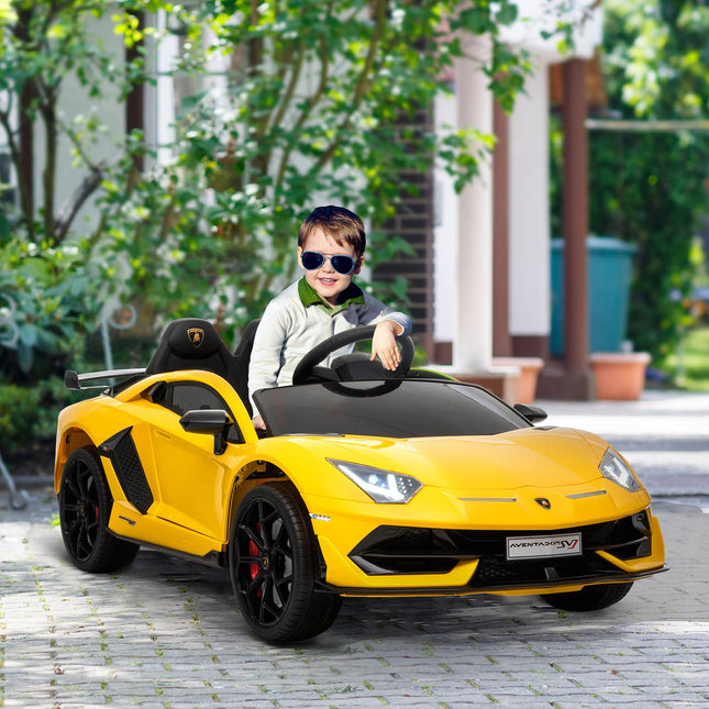 Elektrické autíčko Lamborghini k svezení s dálkovým ovládáním, MP3 a světly