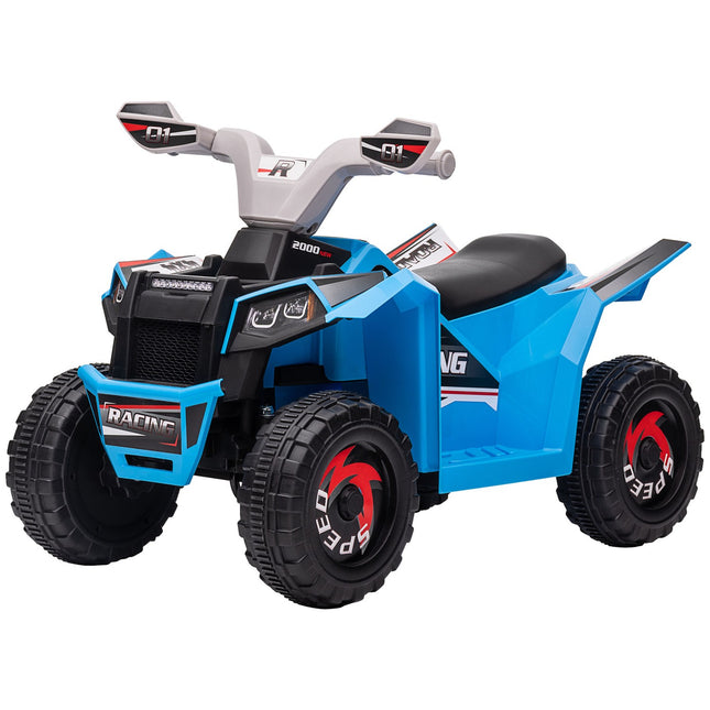 Dětská elektrická čtyřkolka s jízdou vpřed i vzad, 6V, 2.5 km/h, 1.5-3 roky