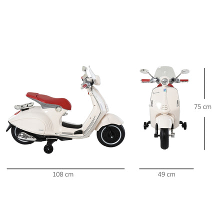 Dětská elektrická motorka s MP3 a světly, 3-6 let