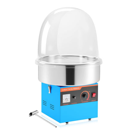 Electric Cotton Candy Machine 1000W, Cover, Steel Bowl