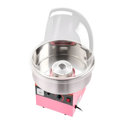 Electric Cotton Candy Machine, 1000W, Cover, Steel Bowl