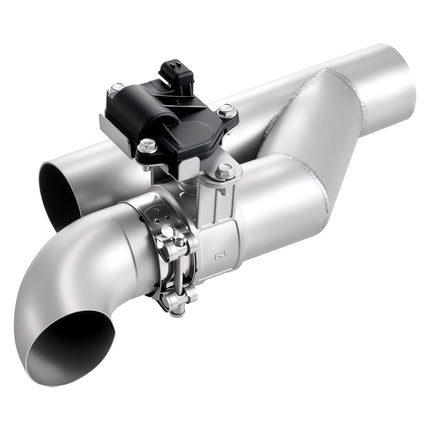 Electric Exhaust Cutout 63.5 mm, Stainless Steel, Remote