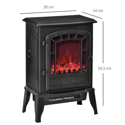Elektrický krb s topením, 2 stupně ohřevu, pro 20-25m²