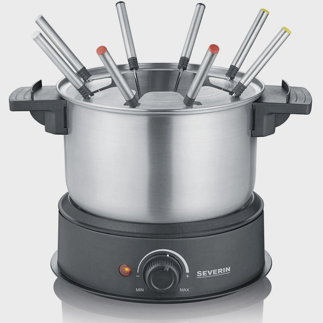 Elektrické fondue, nerez, 8 vidliček, objem 1.4L