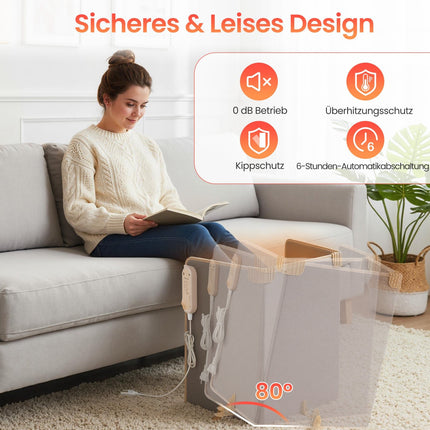 Elektrický ohřívač nohou s 3stupňovým termostatem, skládací