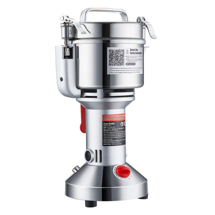 Electric Grain Mill Grinder, 2000W, 750g Stainless Steel