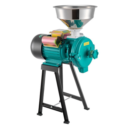 Electric Grain Mill Grinder, 2200W, 110 lb/h, Cast Iron