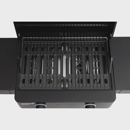 Elektrický gril s vozíkem, dvě topné zóny, 2300W