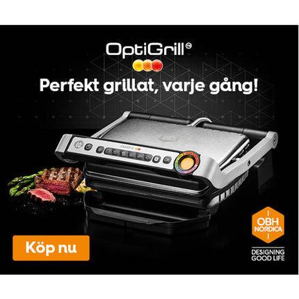Elektrický gril se senzorem, 9 programů, nepřilnavé desky