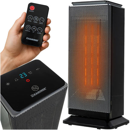 Elektrický ohřívač, 2000W PTC keramický, dálkové ovládání