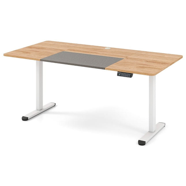Elektrisch höhenverstellbarer Schreibtisch, 140x70 cm, ergonomisch (Sitz-Steh)