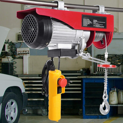 Electric Hoist 880 lb, 230V, 40 ft Lift, Wired Remote