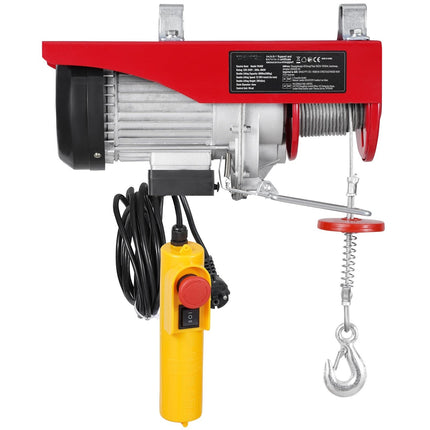 Electric Hoist 880 lb, 230V, 40 ft Lift, Wired Remote