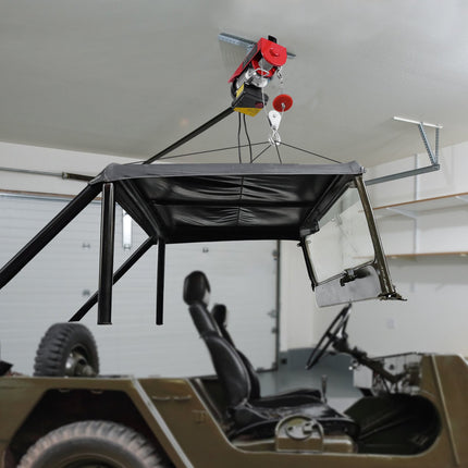 Electric Hoist Winch 1320 lb, 40 ft Lift, Dual Remote