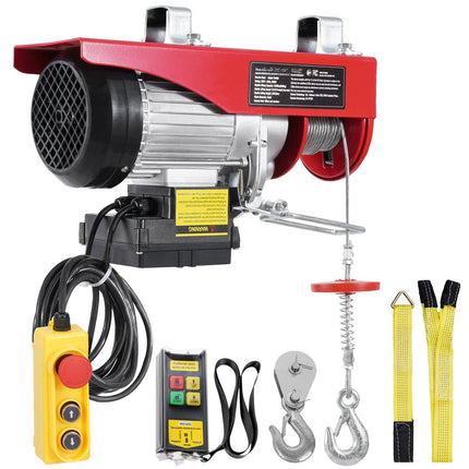 Electric Hoist Winch 1320 lb, 40 ft Lift, Dual Remote