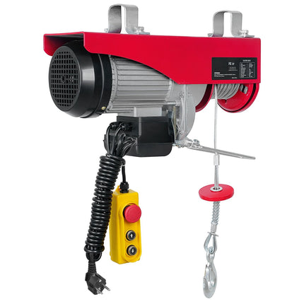 Electric Hoist Winch 2200 lb, 220V 1600W, Wired Remote