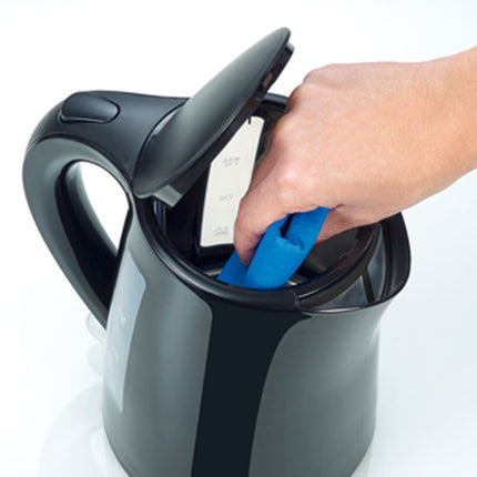 Elektrická rychlovarná konvice, 1.5L, 2200W, černá, skryté topné těleso